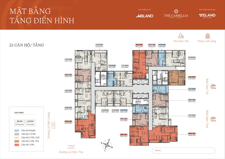 Mặt bằng The Camellia Sơn Trà - Tải xuống: 0386 279 939